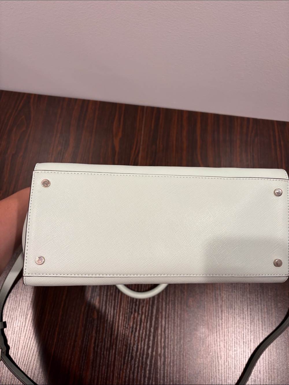Kate Spade Staci Mint Green Purse with removable strap - Picture 7 of 15